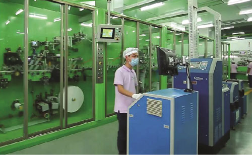 Production Line Of Winion Sanitary Napkin